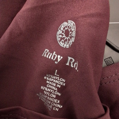 Ruby Rd Women's Red Nylon Tank Top - Size L