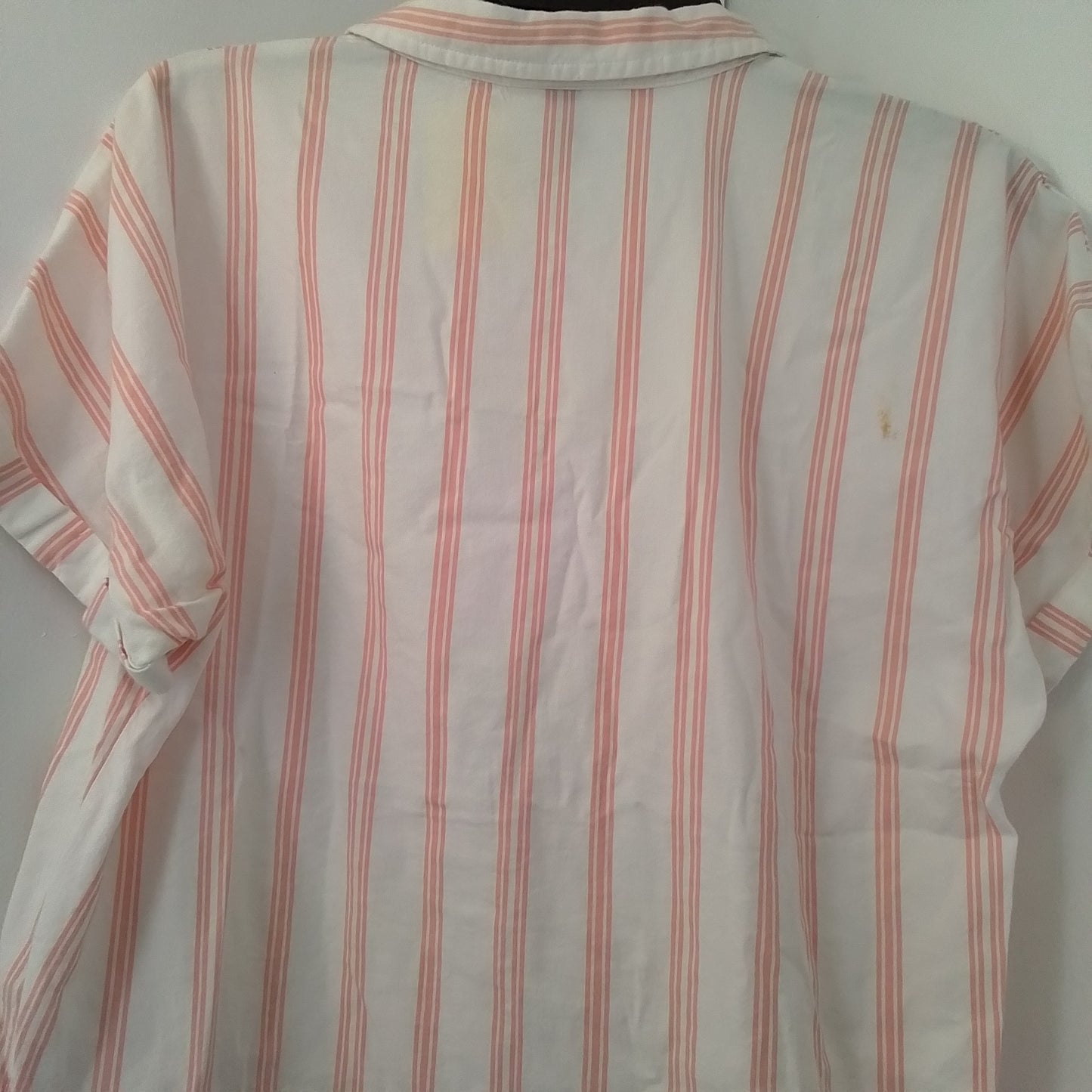 Universal Threads Women's Blouse - Pink/White, Size S, Cotton/Rayon