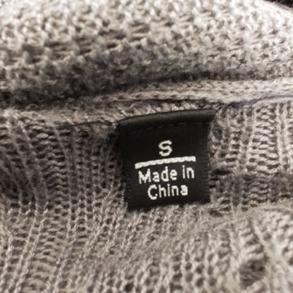 Versona Women's Grey Rayon Cardigan - Size S