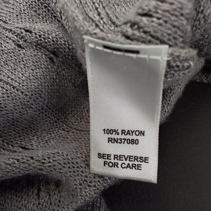 Versona Women's Grey Rayon Cardigan - Size S