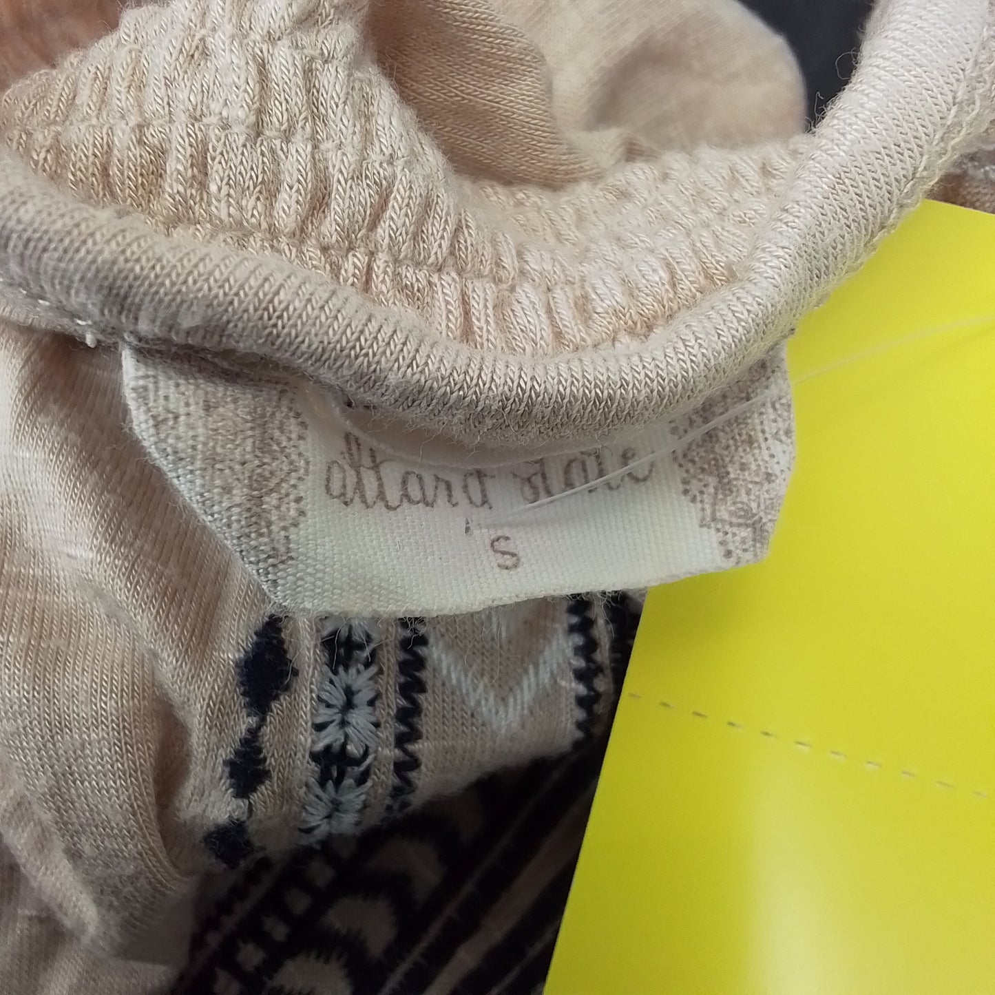 Women's Brown Rayon Blouse - Size S