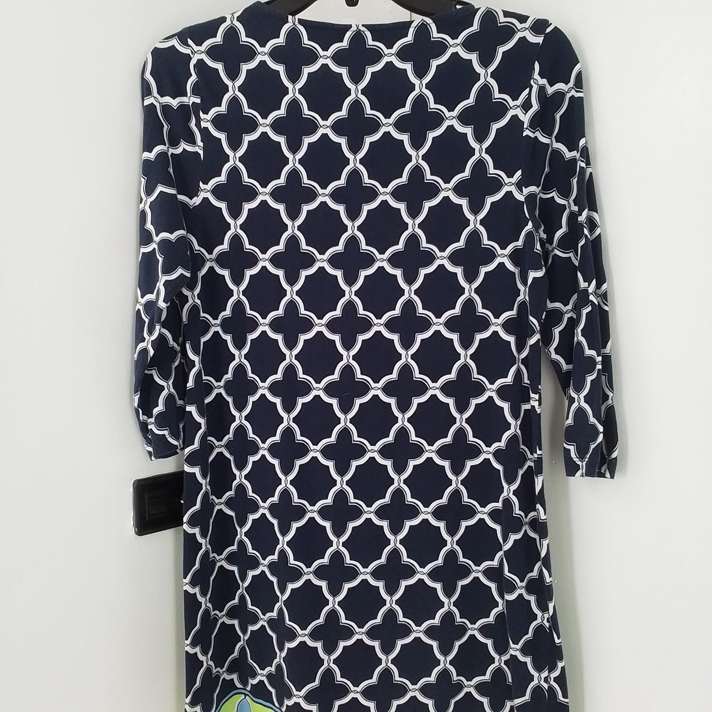 Crown & Ivy Womens Dress Blue/White XS Cotton