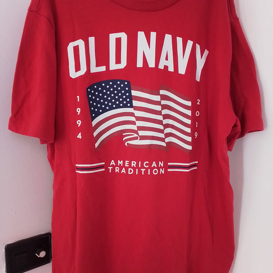 Kids Red T-Shirt - Cotton/Polyester, Sizes 14/16/XL