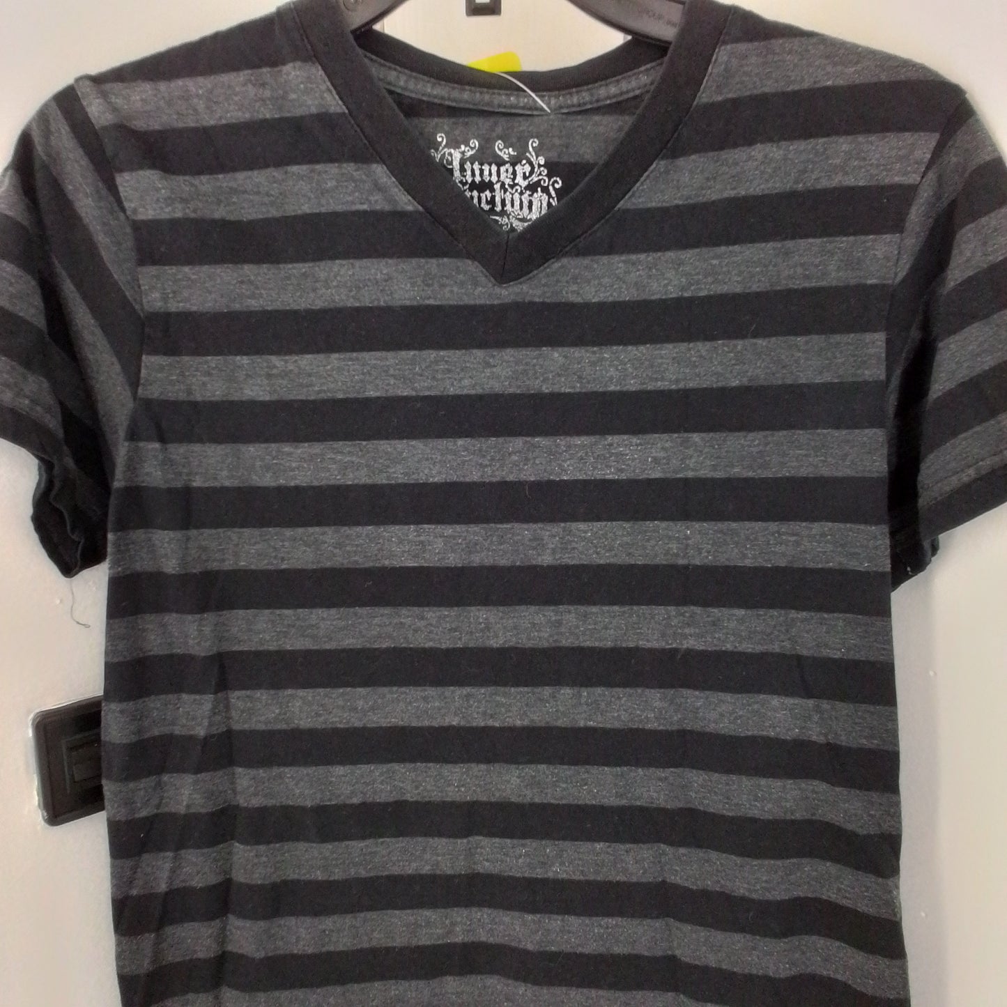 Women's Cotton Shirt - Size S - Black/Grey