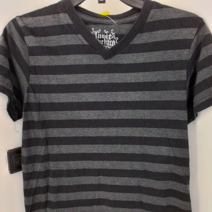 Women's Cotton Shirt - Size S - Black/Grey