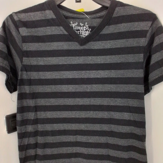 Women's Cotton Shirt - Size S - Black/Grey