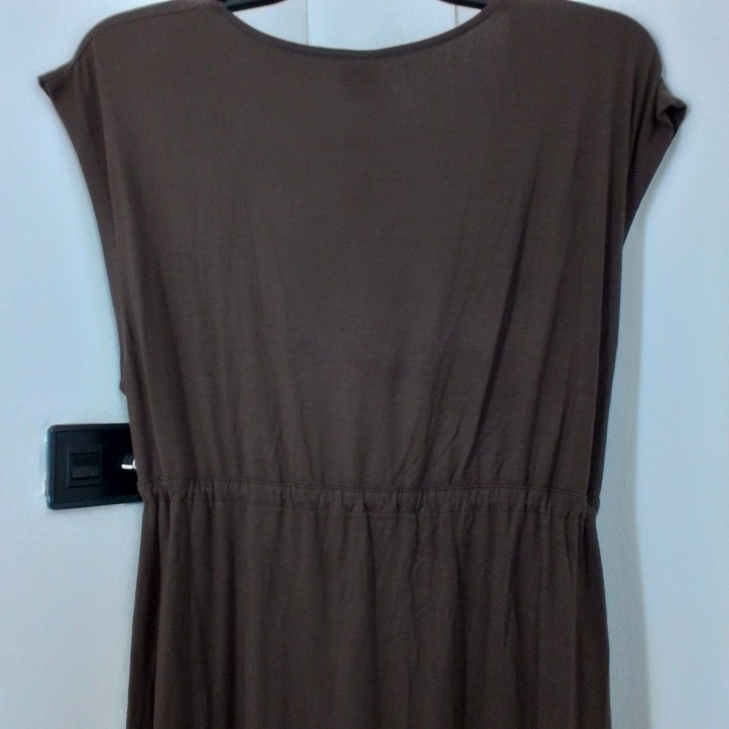 Marona Women's Brown Sun Dress, Size M, Rayon