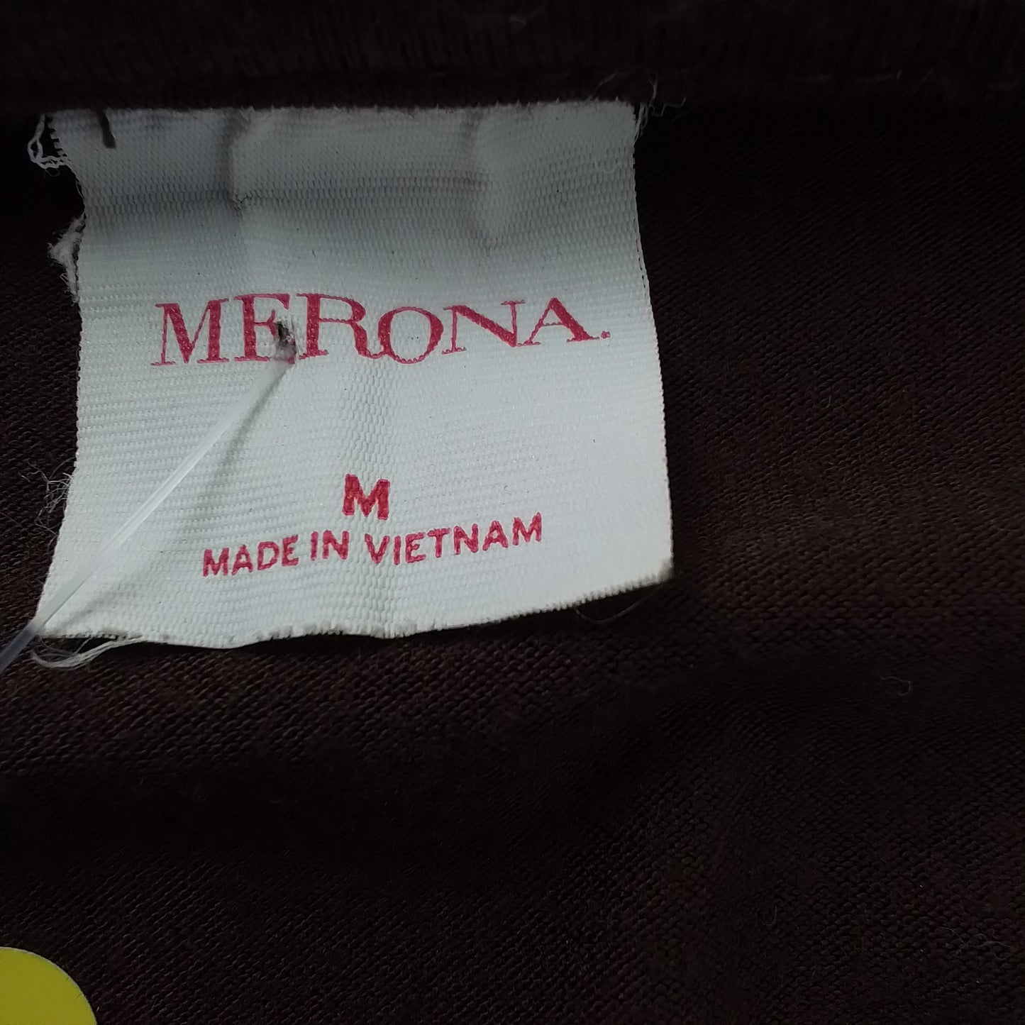 Marona Women's Brown Sun Dress, Size M, Rayon