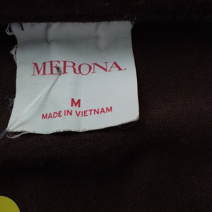 Marona Women's Brown Sun Dress, Size M, Rayon