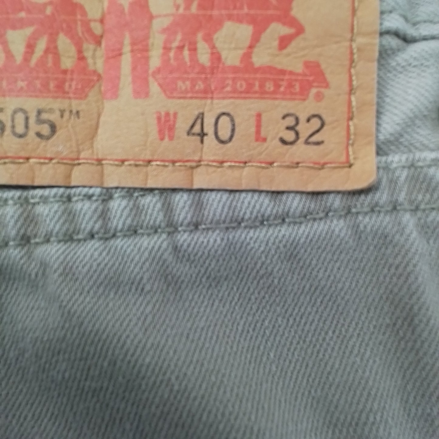 Levi Strauss & Co. Men's Brown Cotton Pants, Size 40-30