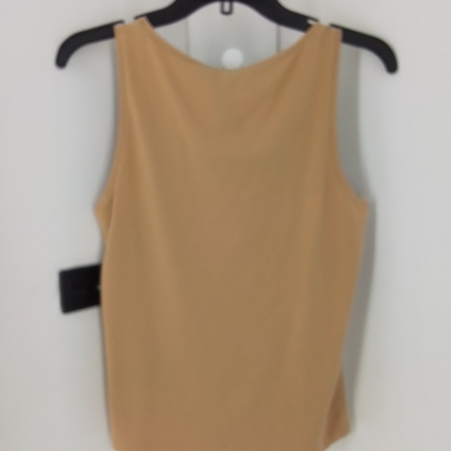 Women's Brown Cotton Tank Top - Size M