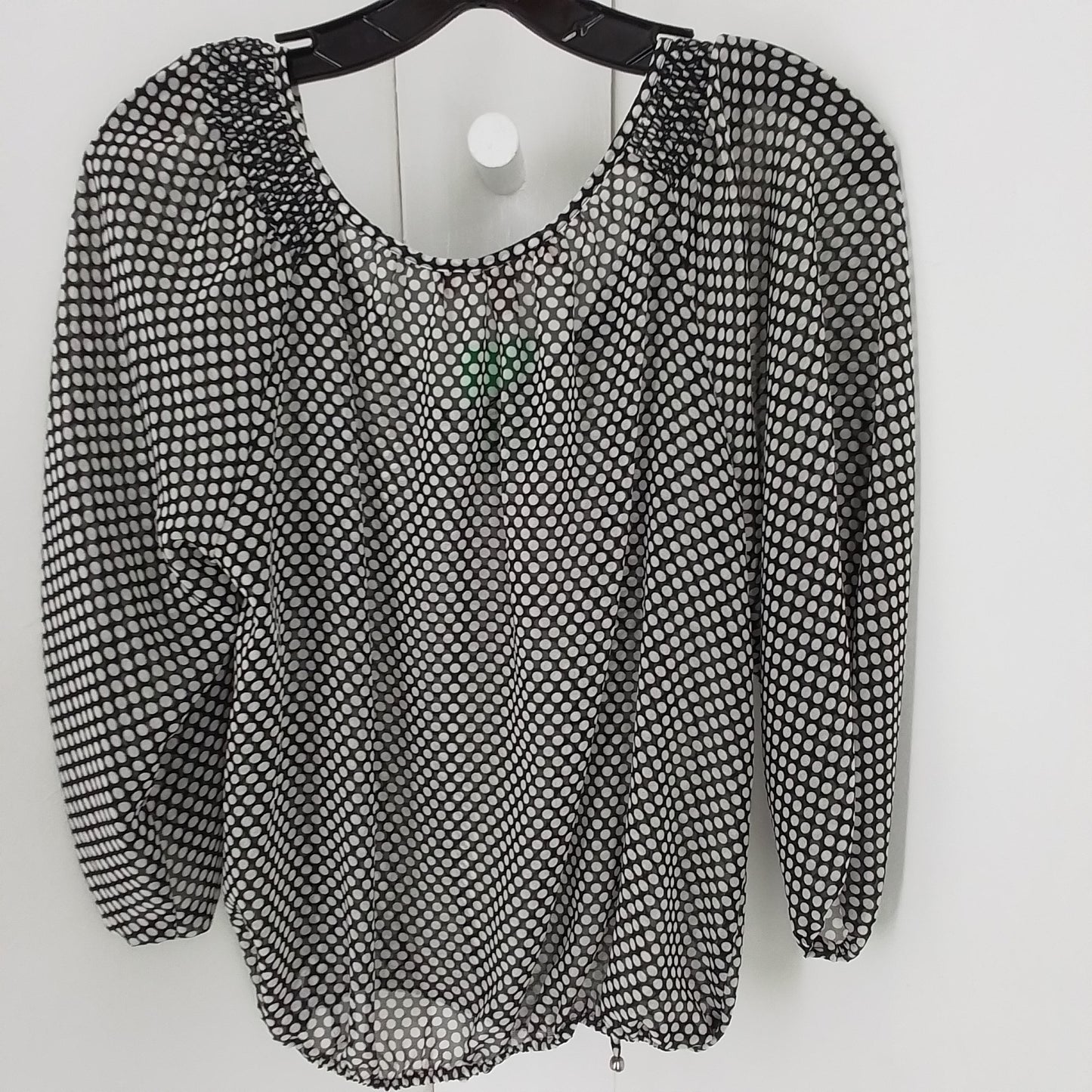 Women's Blouse - Size S - Black/White - Polyester