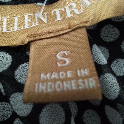 Women's Blouse - Size S - Black/White - Polyester