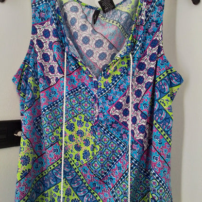 New Directions Women's Blue Blouse - Size M