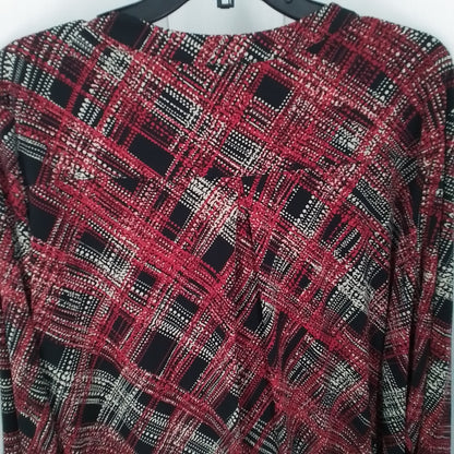 Women's Red Blouse 3X Polyester