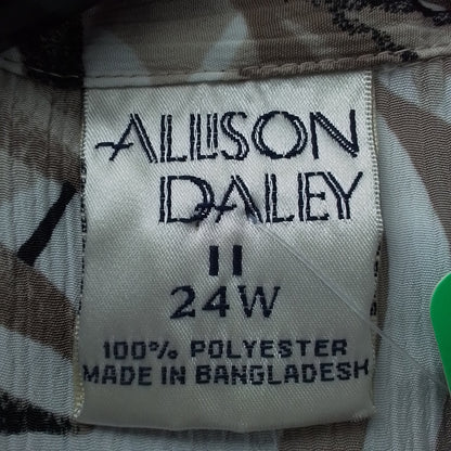 Women's Brown Polyester Blouse