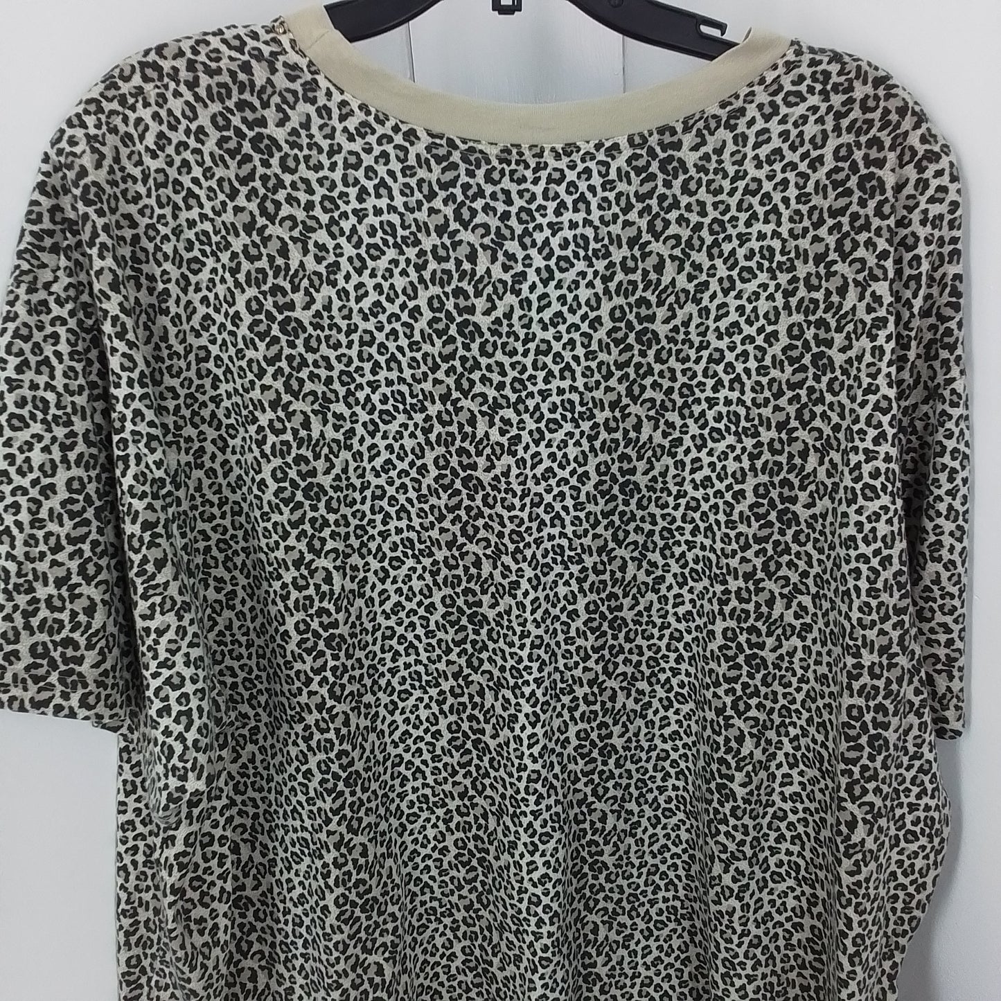 Women's Cheetah print Cotton Shirt (3x)