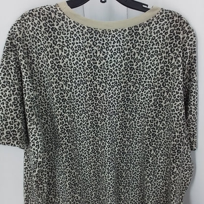 Women's Cheetah print Cotton Shirt (3x)
