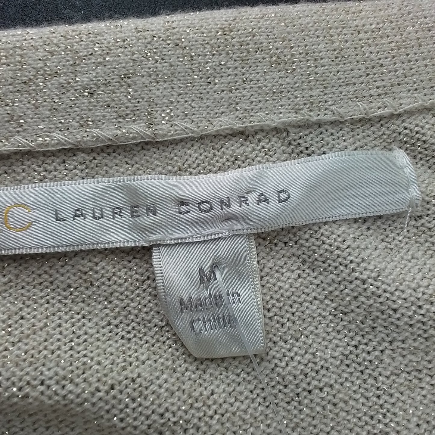 Lauren Conrad Women's tan  Blend Sweater - Size M