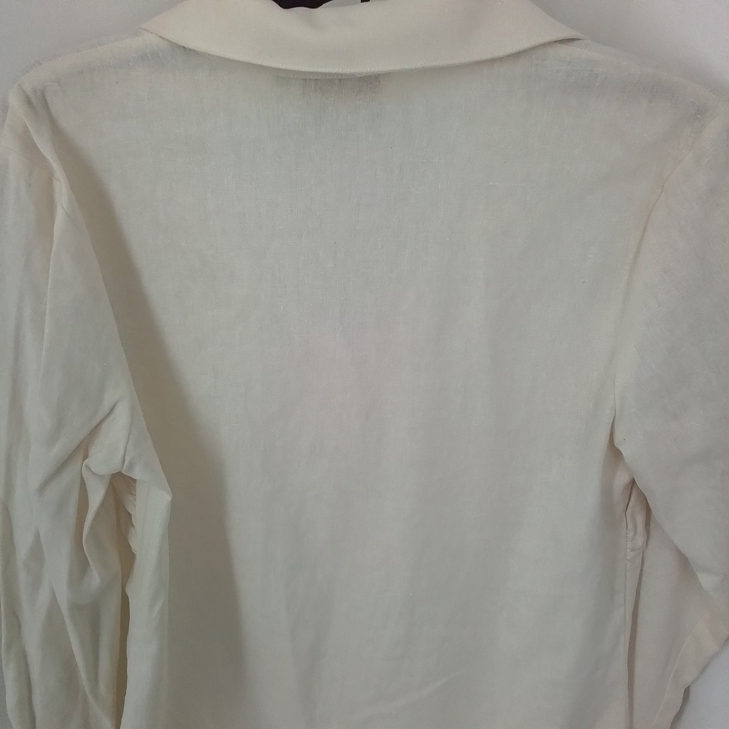 tan Women's Blouse - Rayon Linen