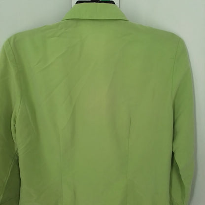 Liz Claiborne Women's Green Button Up Shirt