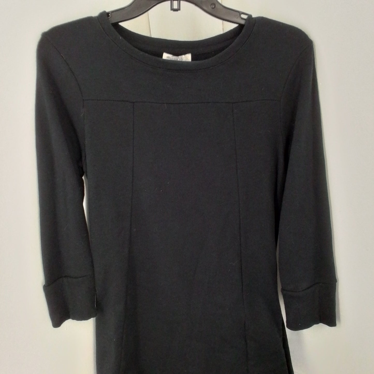 Women's Black Cotton Dress - XS