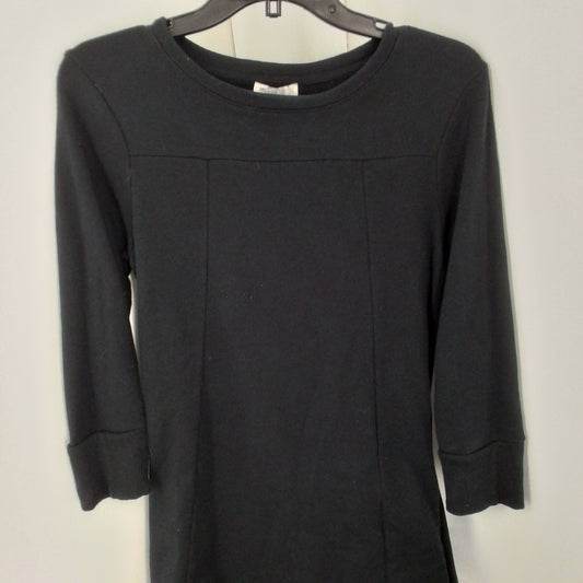 Women's Black Cotton Dress - XS