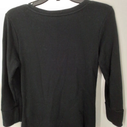 Women's Black Cotton Dress - XS