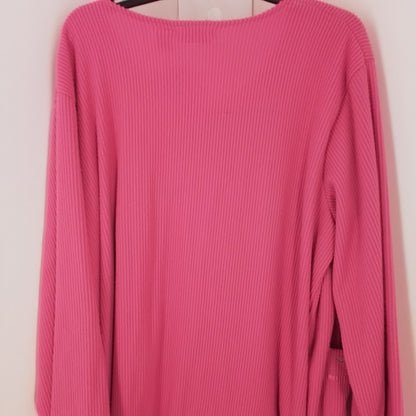 Women's Pink Pajamas - 3X, Polyester