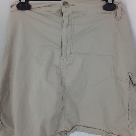 Lee Women's Brown Cotton Skirt - Size 22