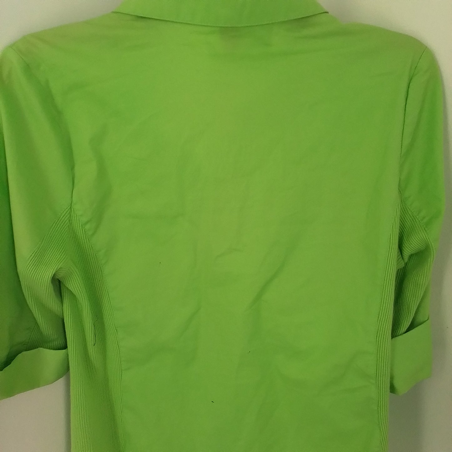 Women's Green Cotton Blouse - Size S