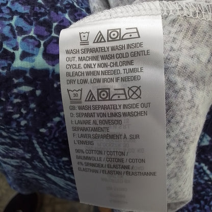 Women's Blue Cotton Shirt - 3X