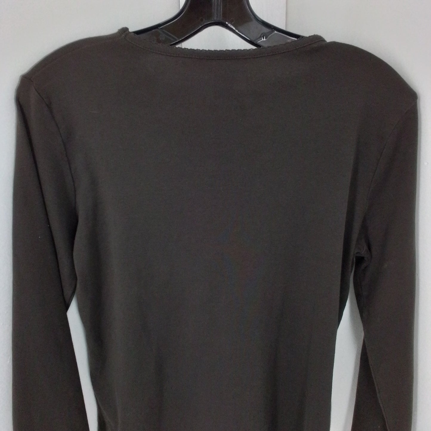 Ann Taylor Women's Brown Cotton Shirt - Size M