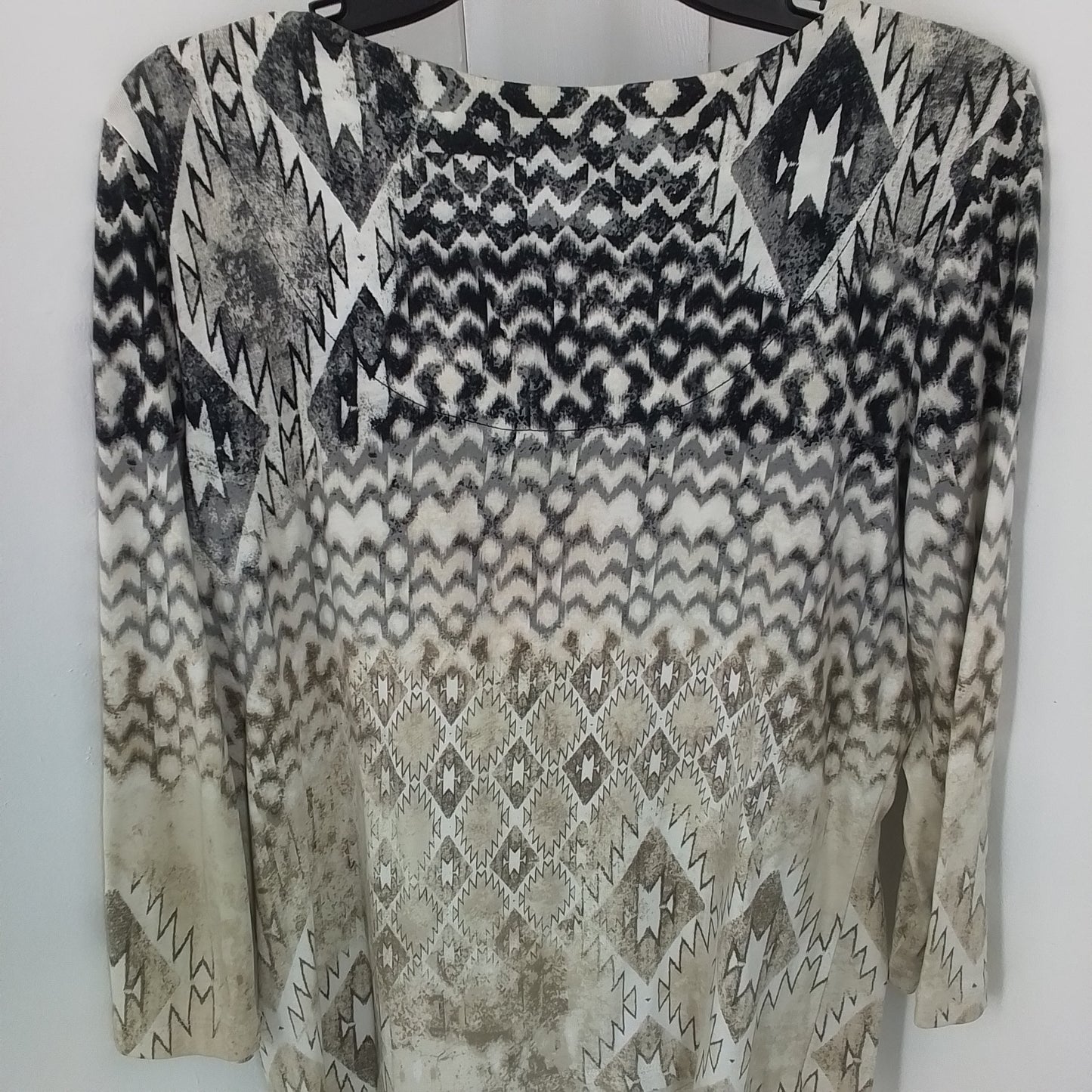 Ruby Rd Women's Brown Cotton Shirt - Size L