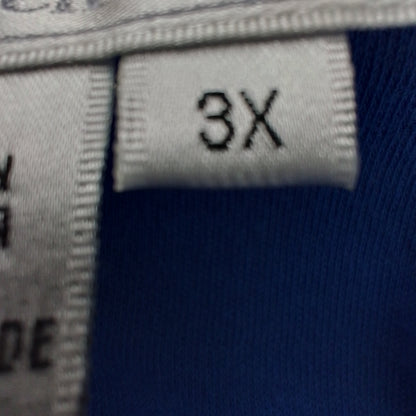 Women's Blue Cotton 2-piece shirt and pants (3x)