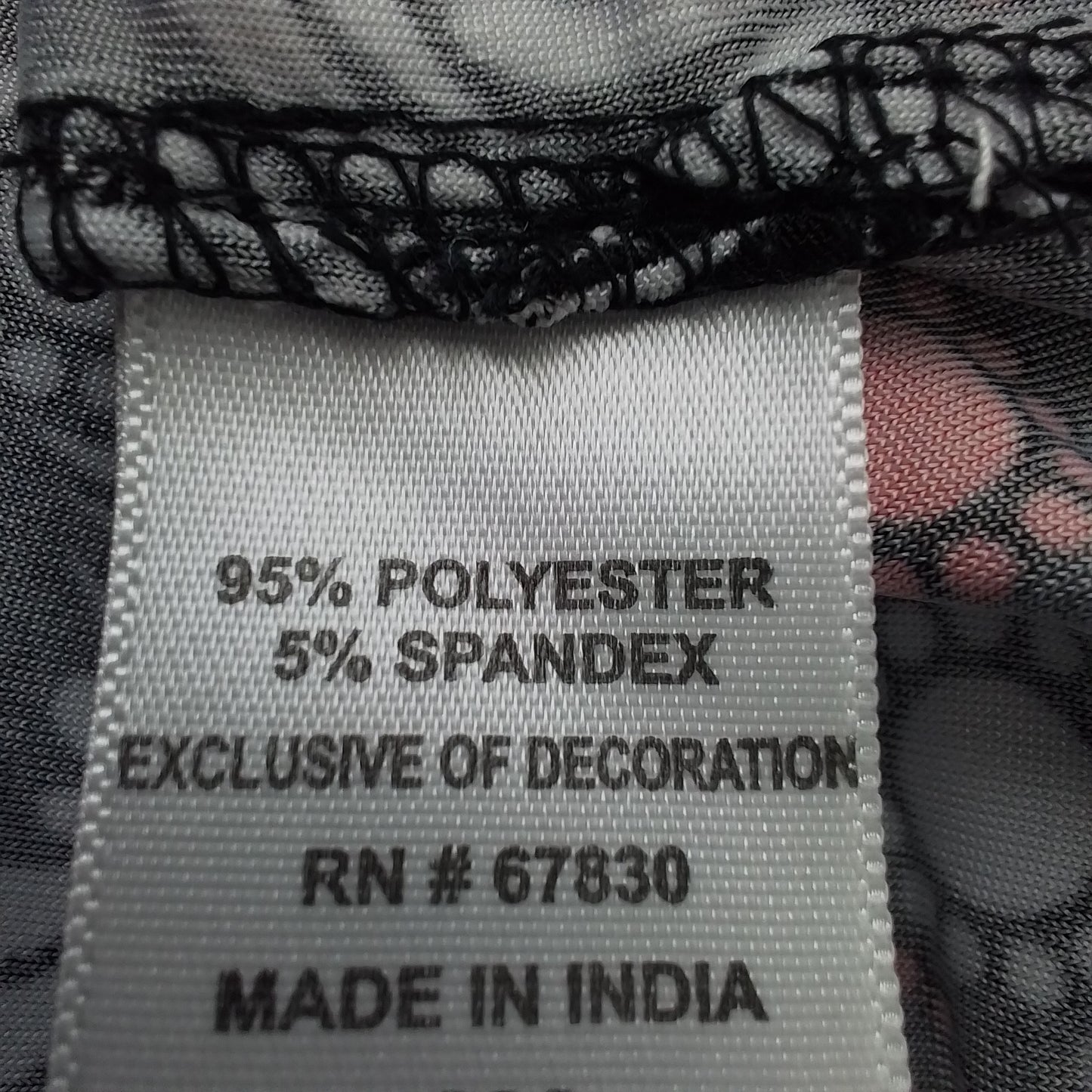 Women's Polyester Blouse - Black, White, Red