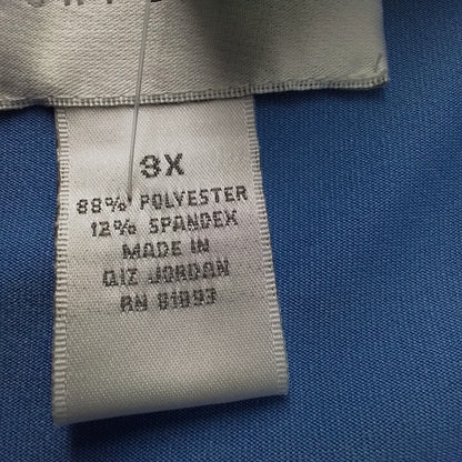 Women's Blue Polyester 2piece Top and bottom Size 3X