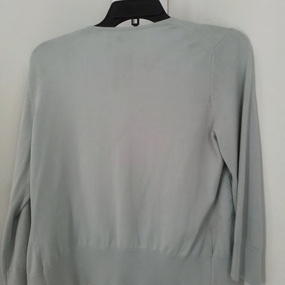 Women's Blue Silk Sweater - Size M, Gently Used