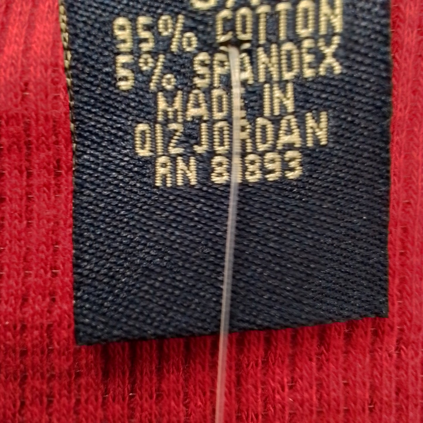 Women's Red Cotton Shirt - 3X