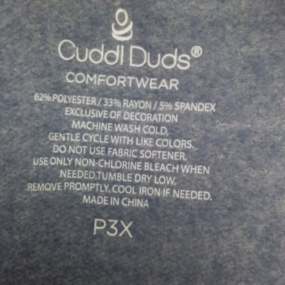 Women's Blue Pajamas 3X - Polyester/Rayon/Spandex