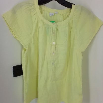 Gap Inc. Women's Yellow Cotton Blouse - XS