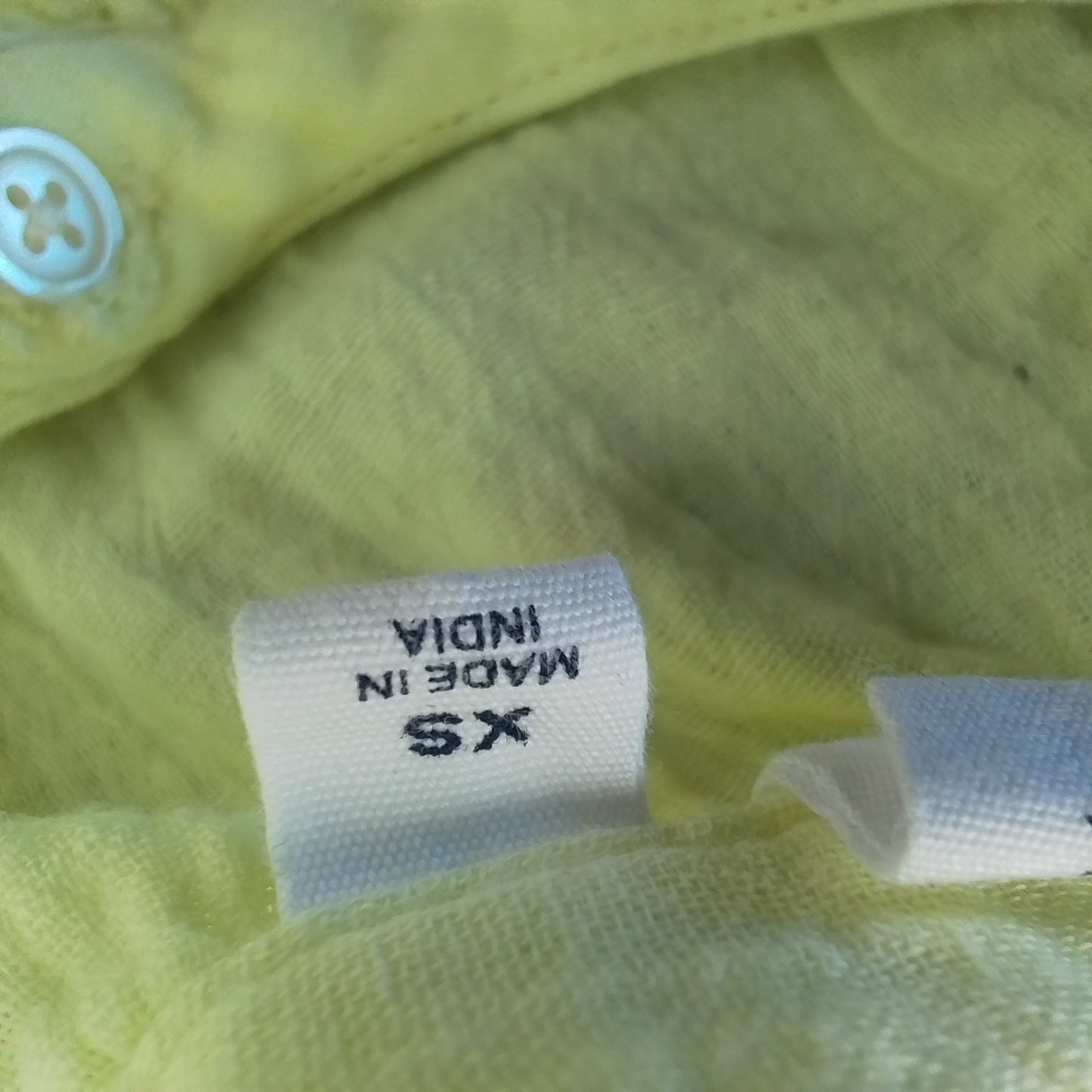 Gap Inc. Women's Yellow Cotton Blouse - XS