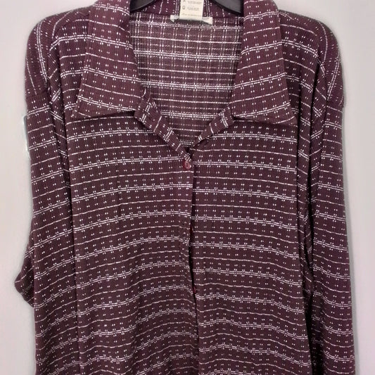 Women's Purple Acrylic Sweater - 3X