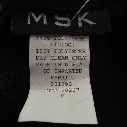 Women's Black Polyester Skirt - Size M