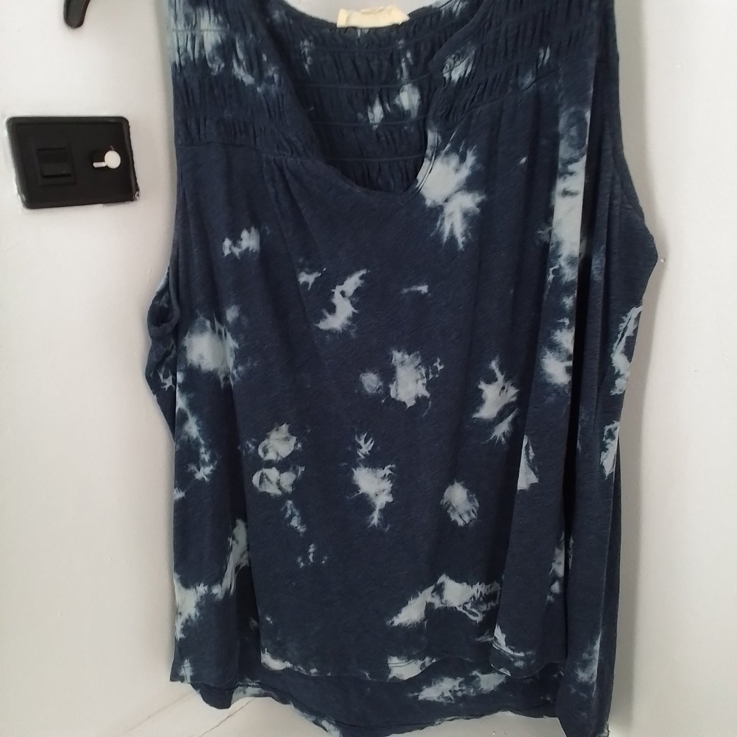 Women's Grey Cotton Shirt - Size L