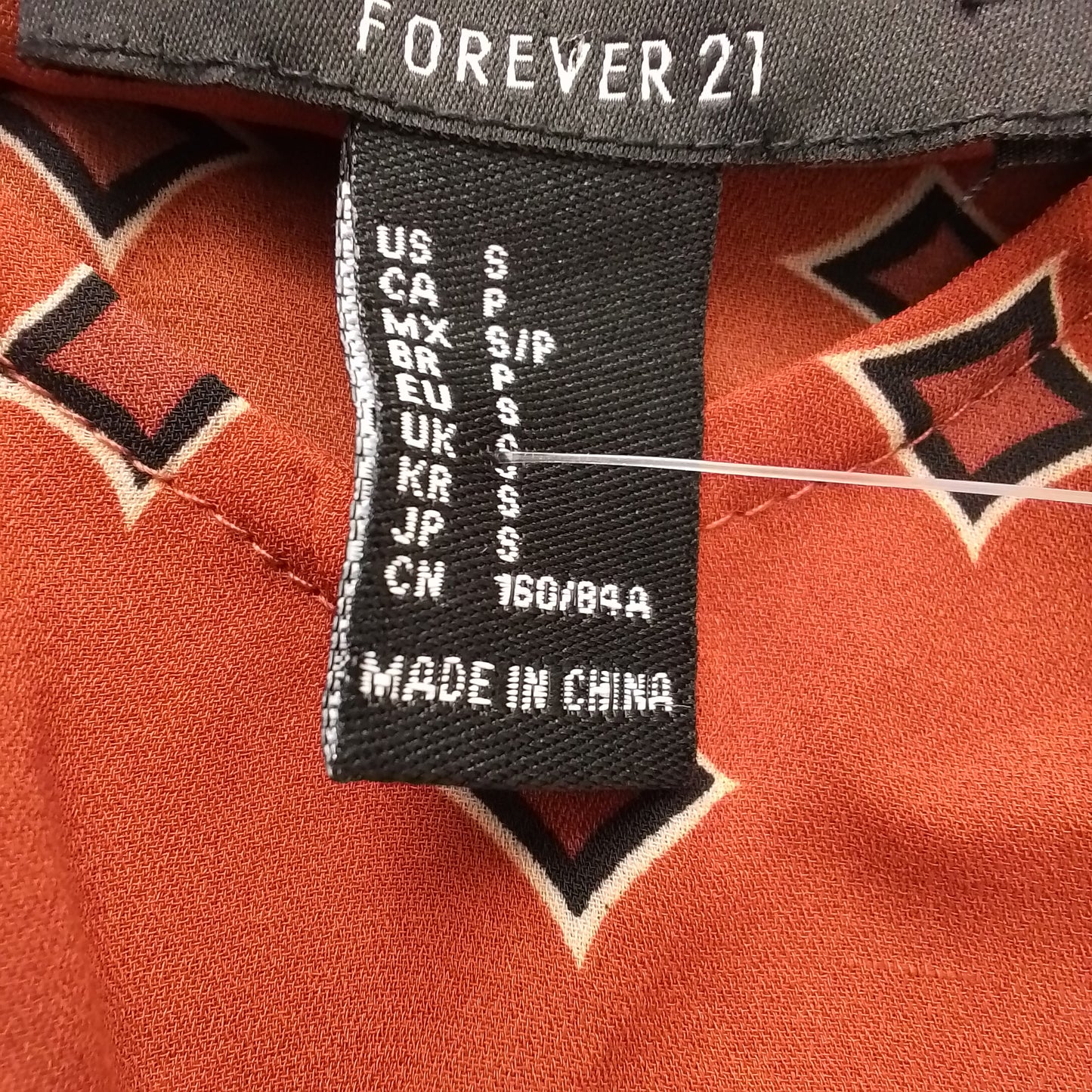 Forever 21 Women's Orange Blouse - Size S