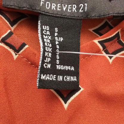 Forever 21 Women's Orange Blouse - Size S