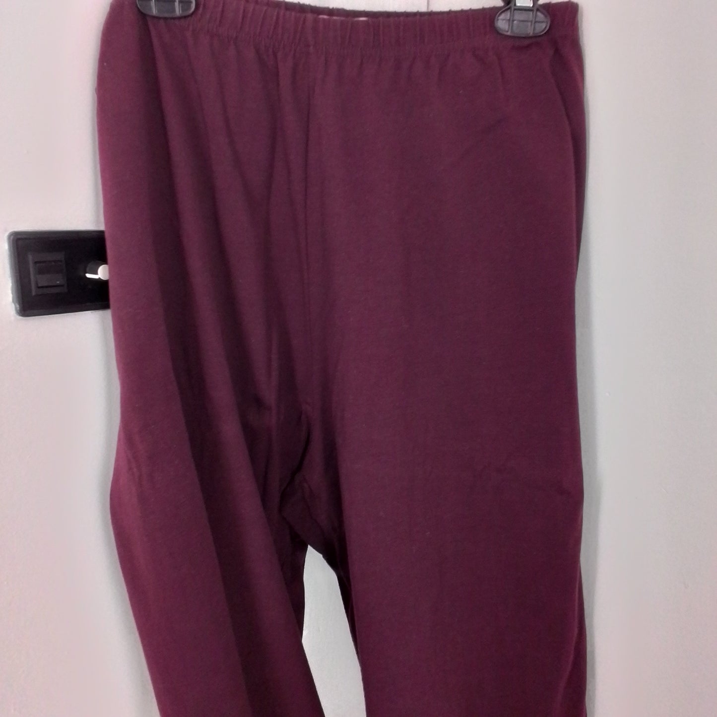 Women's Pants - Purple, Cotton (3x)
