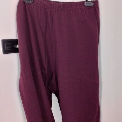 Women's Pants - Purple, Cotton (3x)
