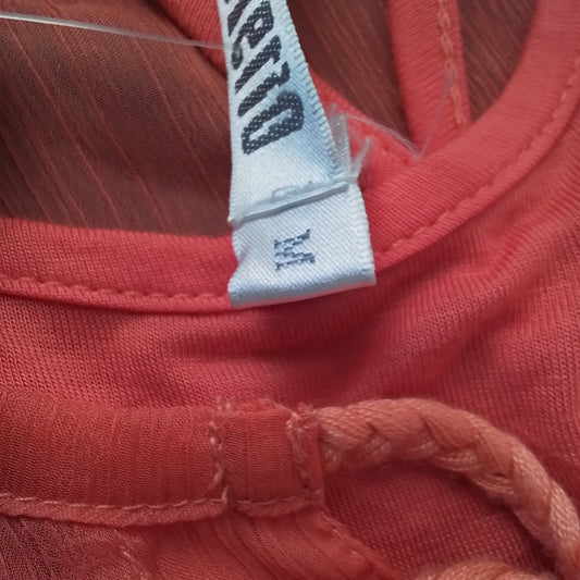 Women's Orange Blouse - Rayon Spandex size M